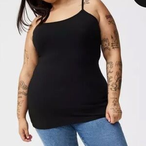 Torrid Black Foxy Tunic Cami Size 2(18/20)